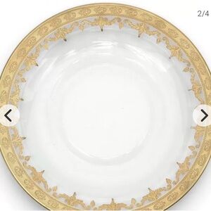 Arte Italica Vetro Gold Pasta Soup Bowl Made in Italy